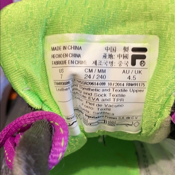 FILA Women’s Shoes - Picture 7 of 7